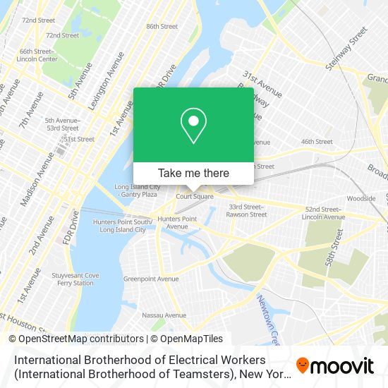 International Brotherhood of Electrical Workers (International Brotherhood of Teamsters) map