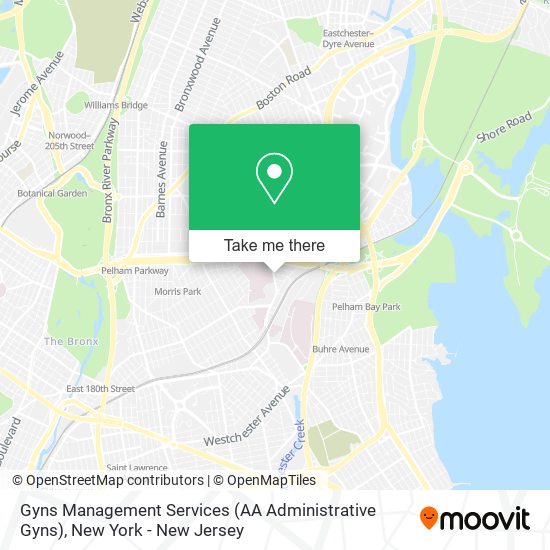 Gyns Management Services (AA Administrative Gyns) map