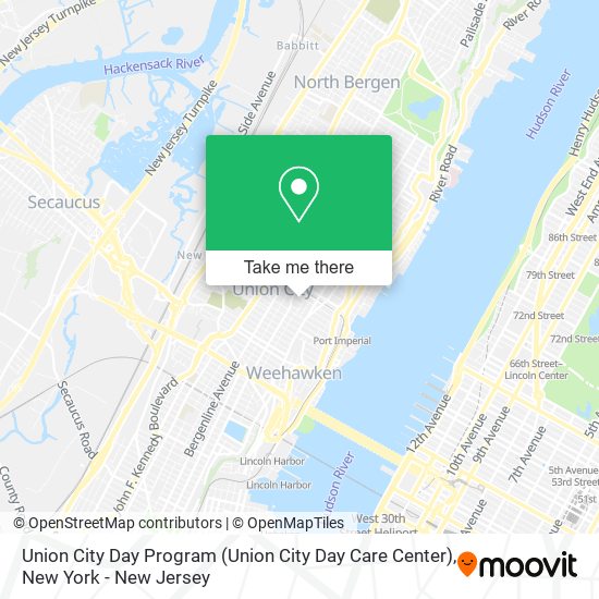Union City Day Program (Union City Day Care Center) map
