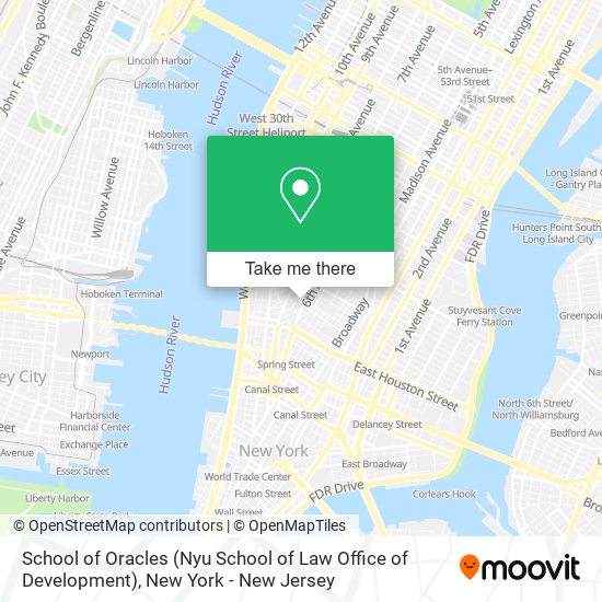 Mapa de School of Oracles (Nyu School of Law Office of Development)