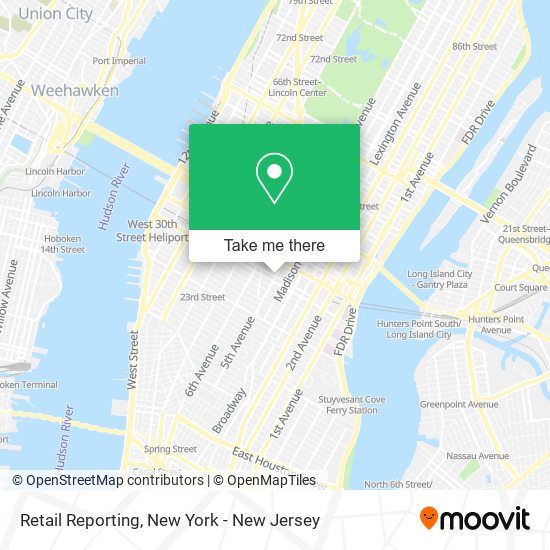 Mapa de Retail Reporting