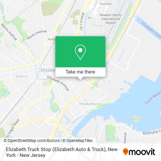 Elizabeth Truck Stop (Elizabeth Auto & Truck) map
