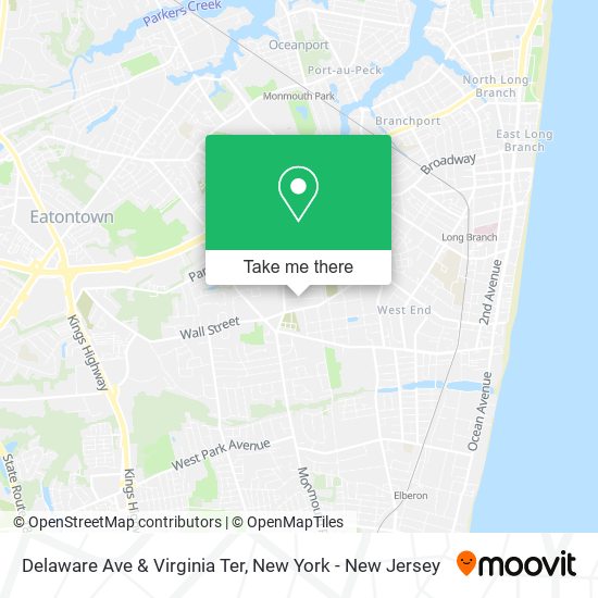 Mapa de Delaware Ave & Virginia Ter