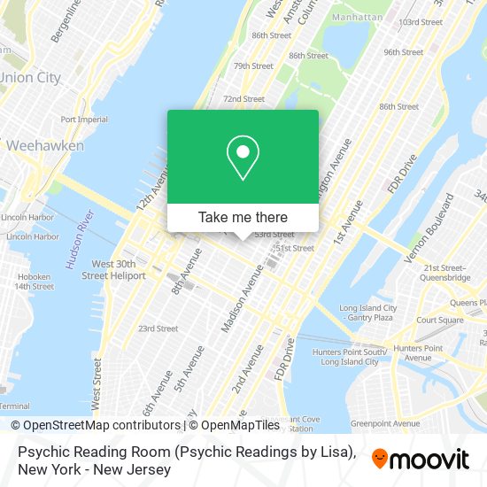 Mapa de Psychic Reading Room (Psychic Readings by Lisa)