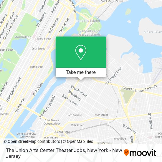 The Union Arts Center Theater Jobs map