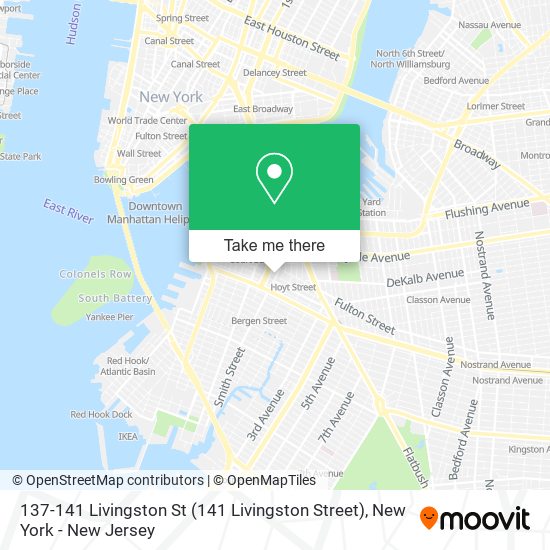 Mapa de 137-141 Livingston St (141 Livingston Street)