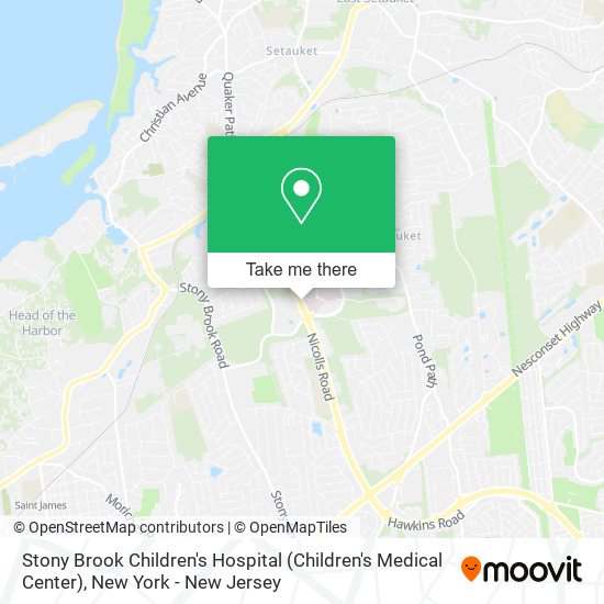 Mapa de Stony Brook Children's Hospital (Children's Medical Center)