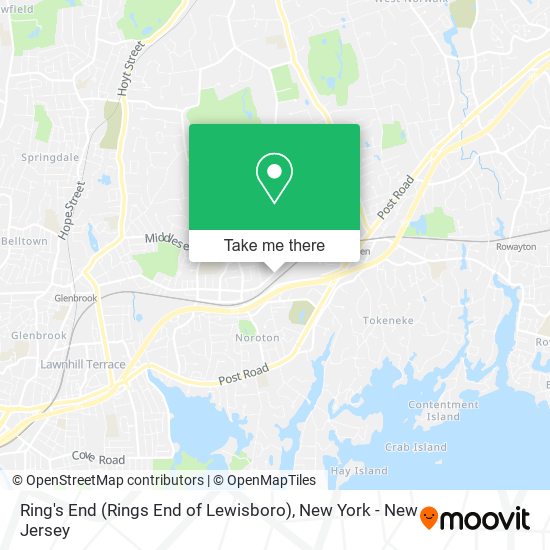 Mapa de Ring's End (Rings End of Lewisboro)