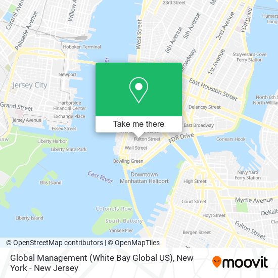 Mapa de Global Management (White Bay Global US)