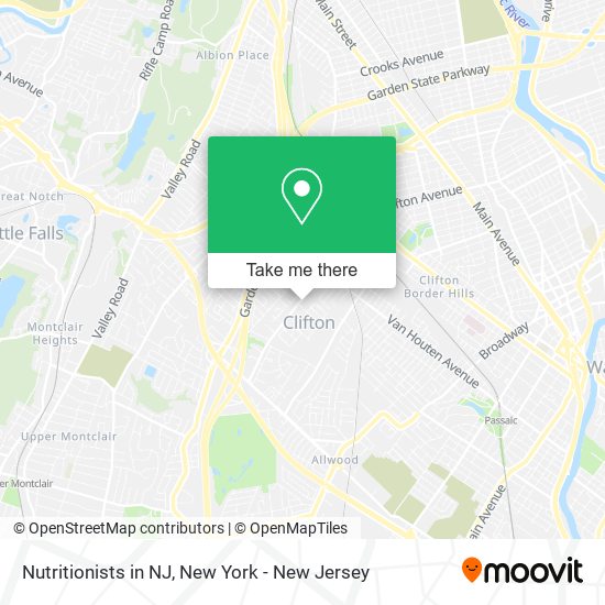 Mapa de Nutritionists in NJ