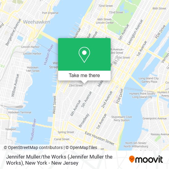 Jennifer Muller / the Works map
