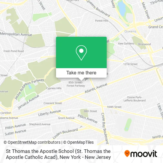 St Thomas the Apostle School (St. Thomas the Apostle Catholic Acad) map