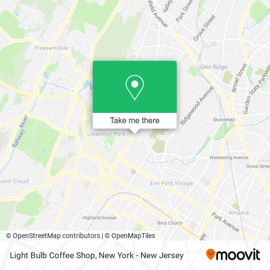 Light Bulb Coffee Shop map
