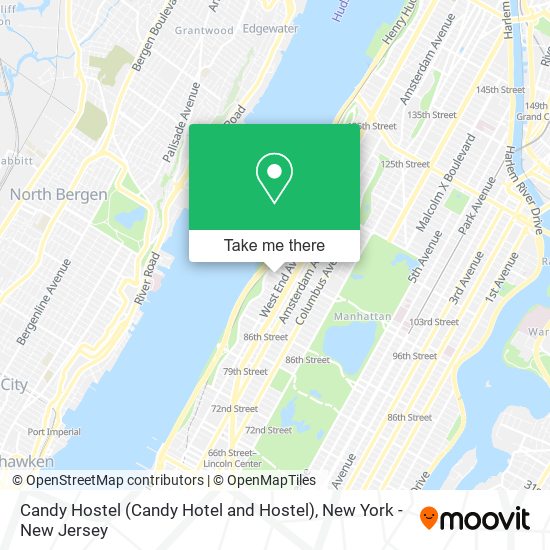 Mapa de Candy Hostel (Candy Hotel and Hostel)
