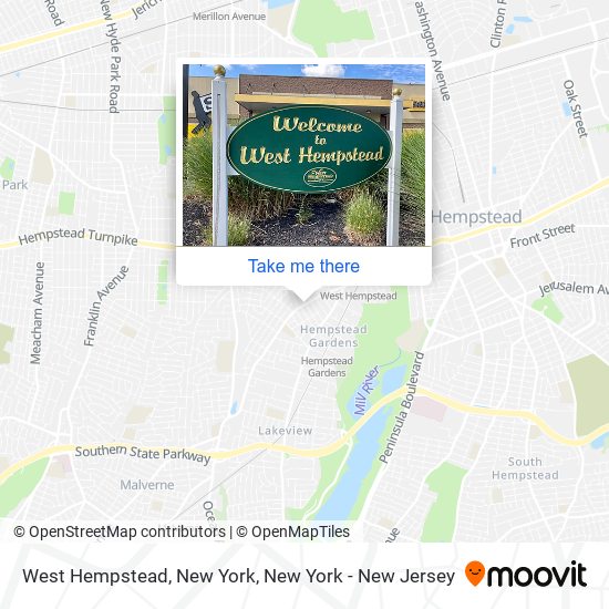 Mapa de West Hempstead, New York