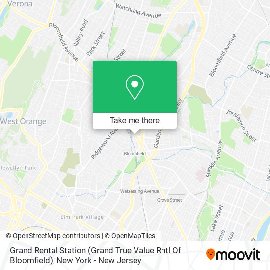 Grand Rental Station (Grand True Value Rntl Of Bloomfield) map