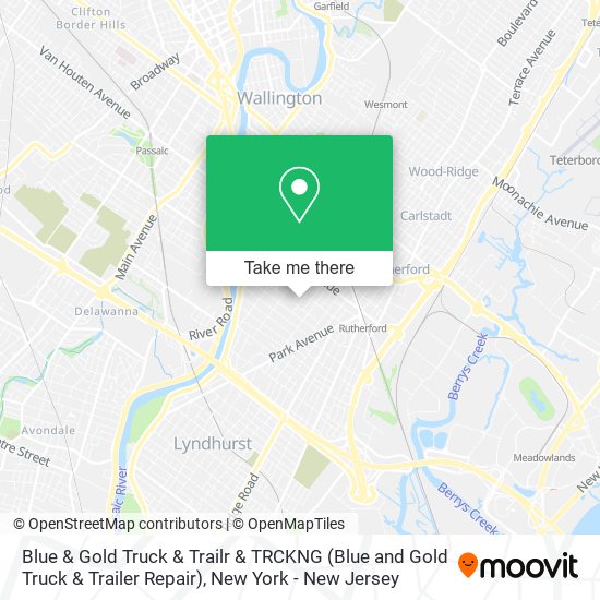 Blue & Gold Truck & Trailr & TRCKNG (Blue and Gold Truck & Trailer Repair) map