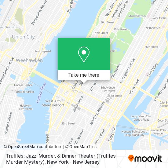 Truffles: Jazz, Murder, & Dinner Theater (Truffles Murder Mystery) map