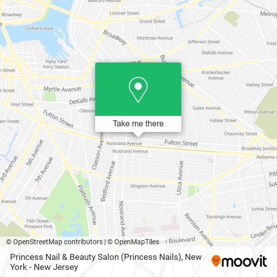 Mapa de Princess Nail & Beauty Salon (Princess Nails)