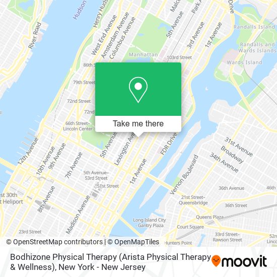 Bodhizone Physical Therapy (Arista Physical Therapy & Wellness) map