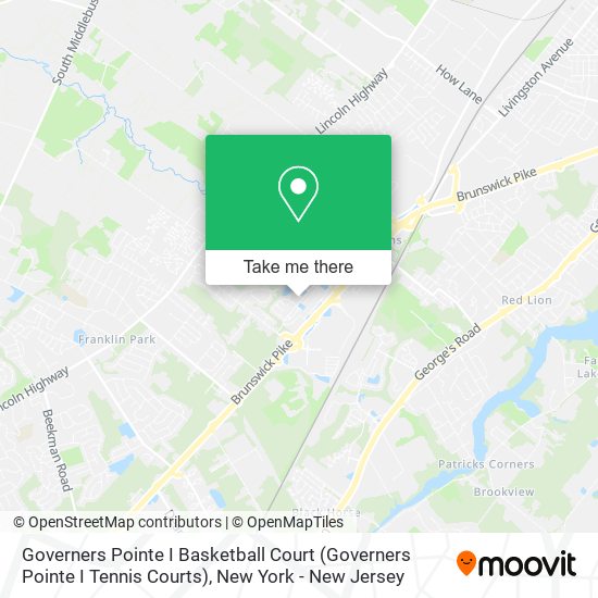 Mapa de Governers Pointe I Basketball Court (Governers Pointe I Tennis Courts)