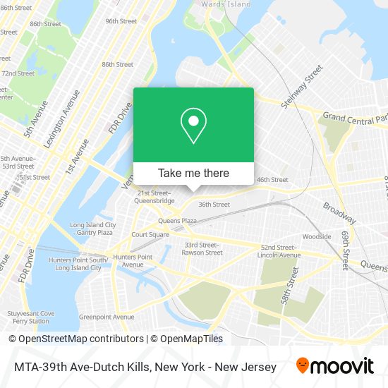 MTA-39th Ave-Dutch Kills map
