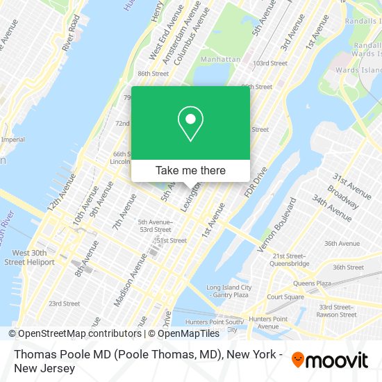 Mapa de Thomas Poole MD (Poole Thomas, MD)