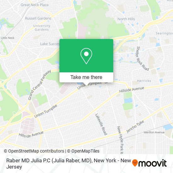 Raber MD Julia P.C (Julia Raber, MD) map