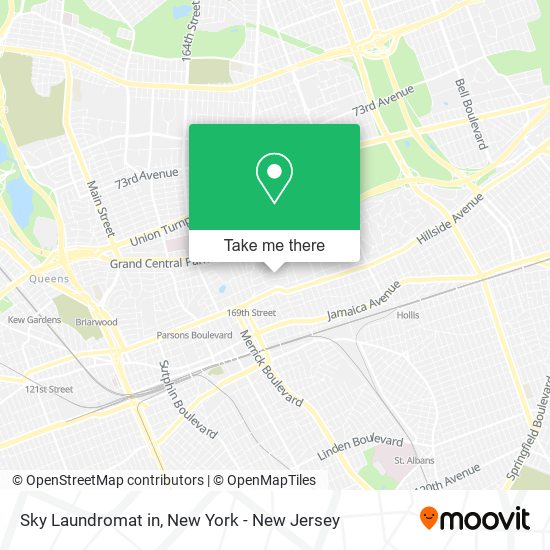 Sky Laundromat in map