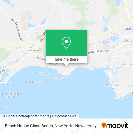 Beach House Glass Beads map