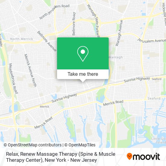 Relax, Renew Massage Therapy (Spine & Muscle Therapy Center) map