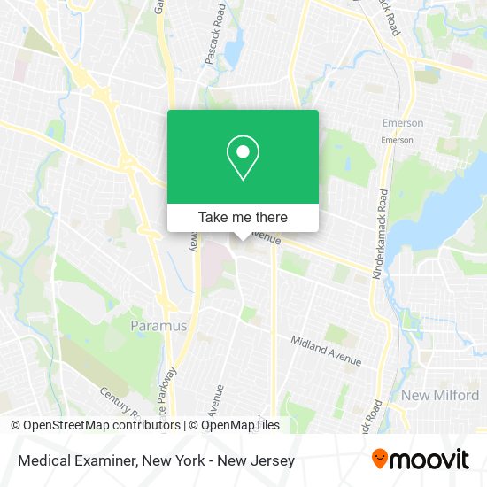 Medical Examiner map