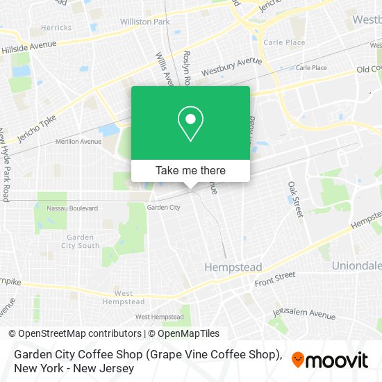 Garden City Coffee Shop (Grape Vine Coffee Shop) map