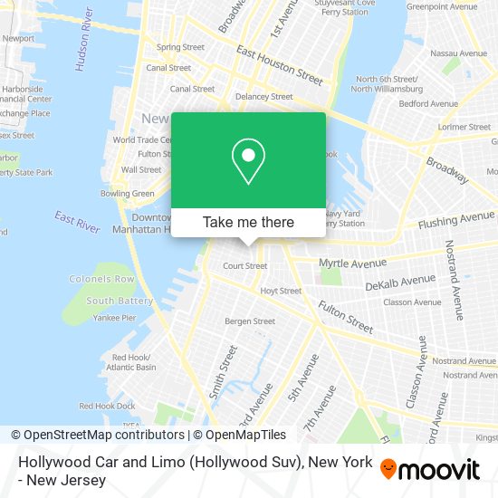 Hollywood Car and Limo (Hollywood Suv) map