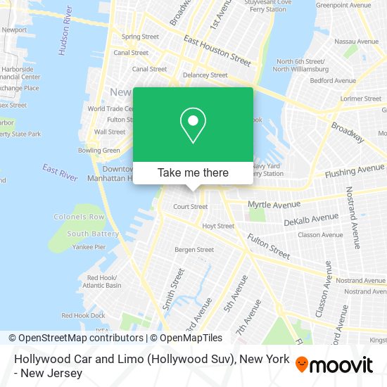 Mapa de Hollywood Car and Limo (Hollywood Suv)