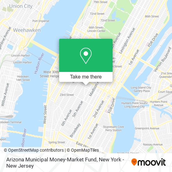 Mapa de Arizona Municipal Money-Market Fund