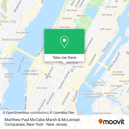 Matthew Paul McCabe Marsh & McLennan Companies map