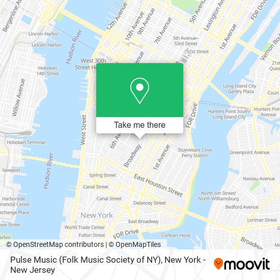 Pulse Music (Folk Music Society of NY) map