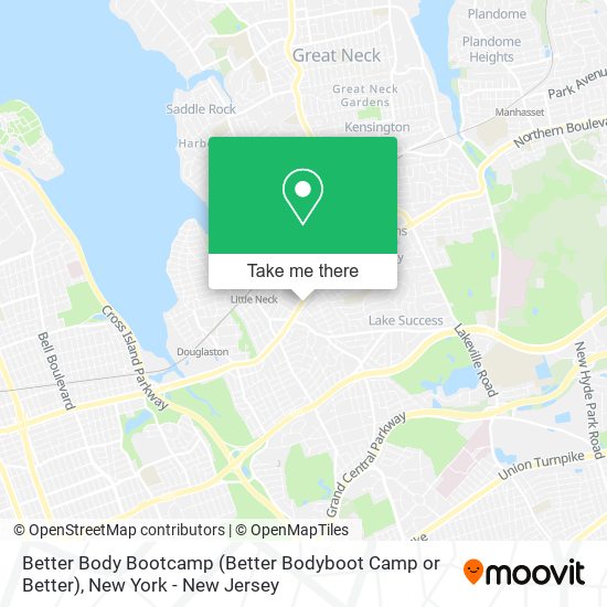 Mapa de Better Body Bootcamp (Better Bodyboot Camp or Better)