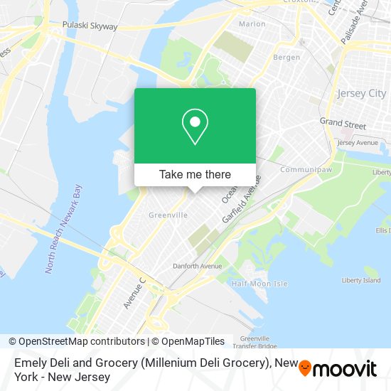 Mapa de Emely Deli and Grocery (Millenium Deli Grocery)