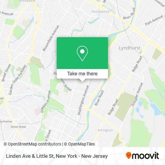 Mapa de Linden Ave & Little St