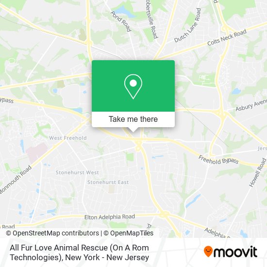 All Fur Love Animal Rescue (On A Rom Technologies) map