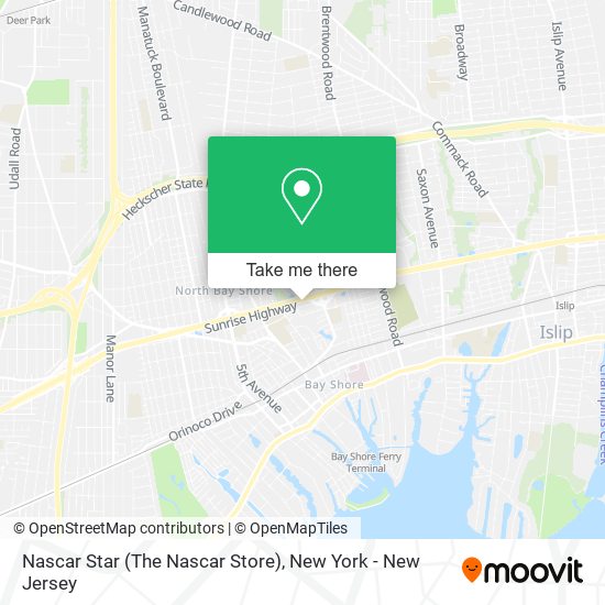 Nascar Star (The Nascar Store) map