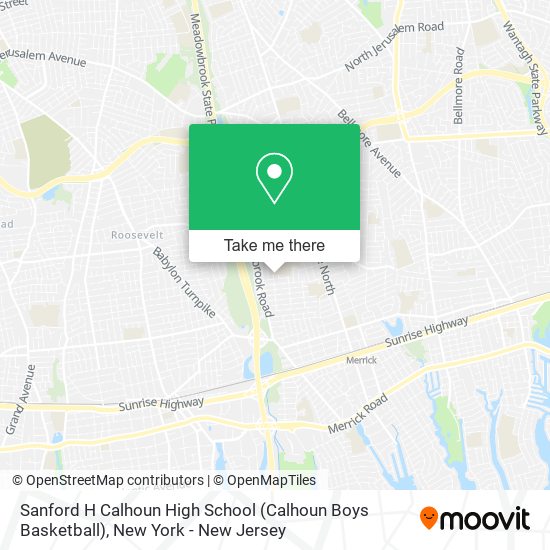 Sanford H Calhoun High School (Calhoun Boys Basketball) map