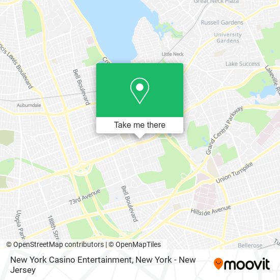 New York Casino Entertainment map