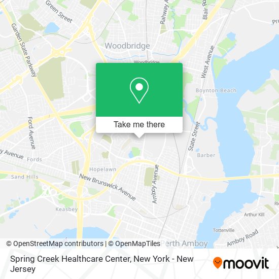 Spring Creek Healthcare Center map