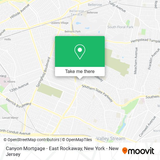 Mapa de Canyon Mortgage - East Rockaway