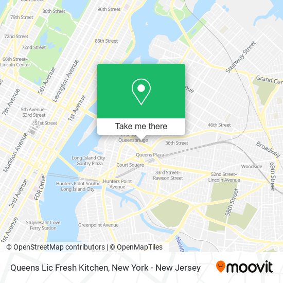 Mapa de Queens Lic Fresh Kitchen