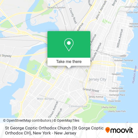 Mapa de St George Coptic Orthodox Church (St Gorge Coptic Orthodox CH)