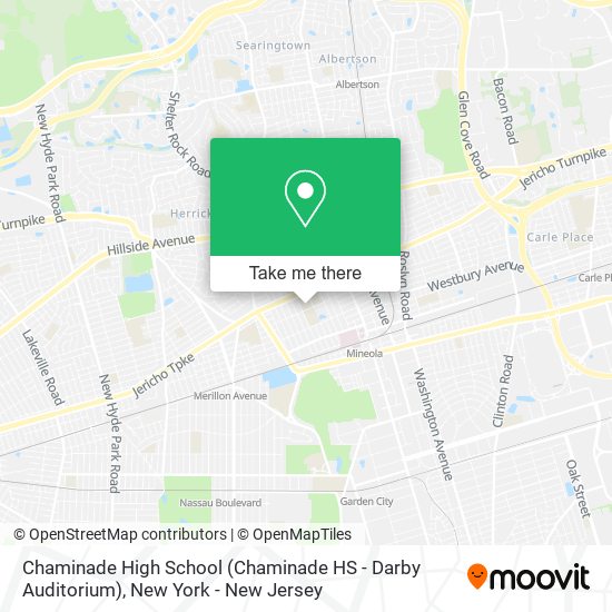 Mapa de Chaminade High School (Chaminade HS - Darby Auditorium)